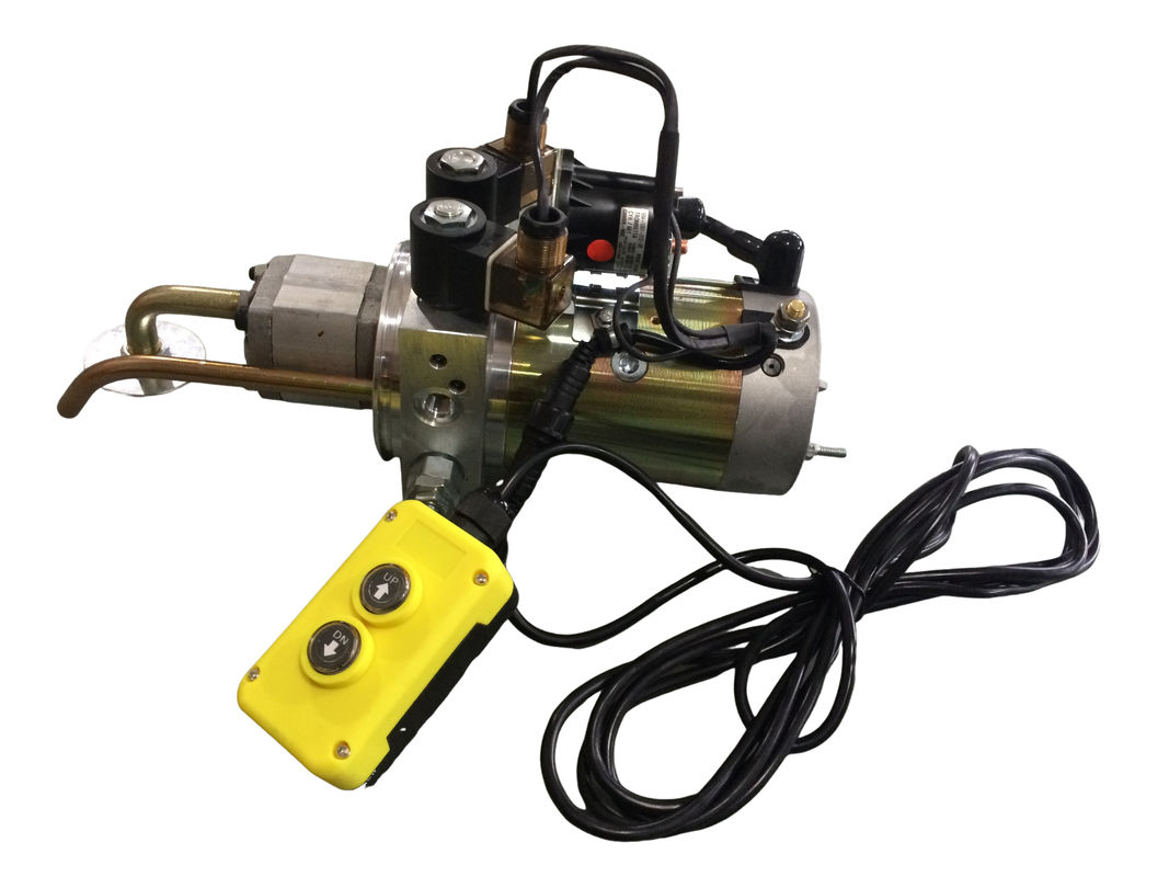 High Performance  Dump Trailer Micro Hydraulic Power Packs With 8L Plastic Oil Tank