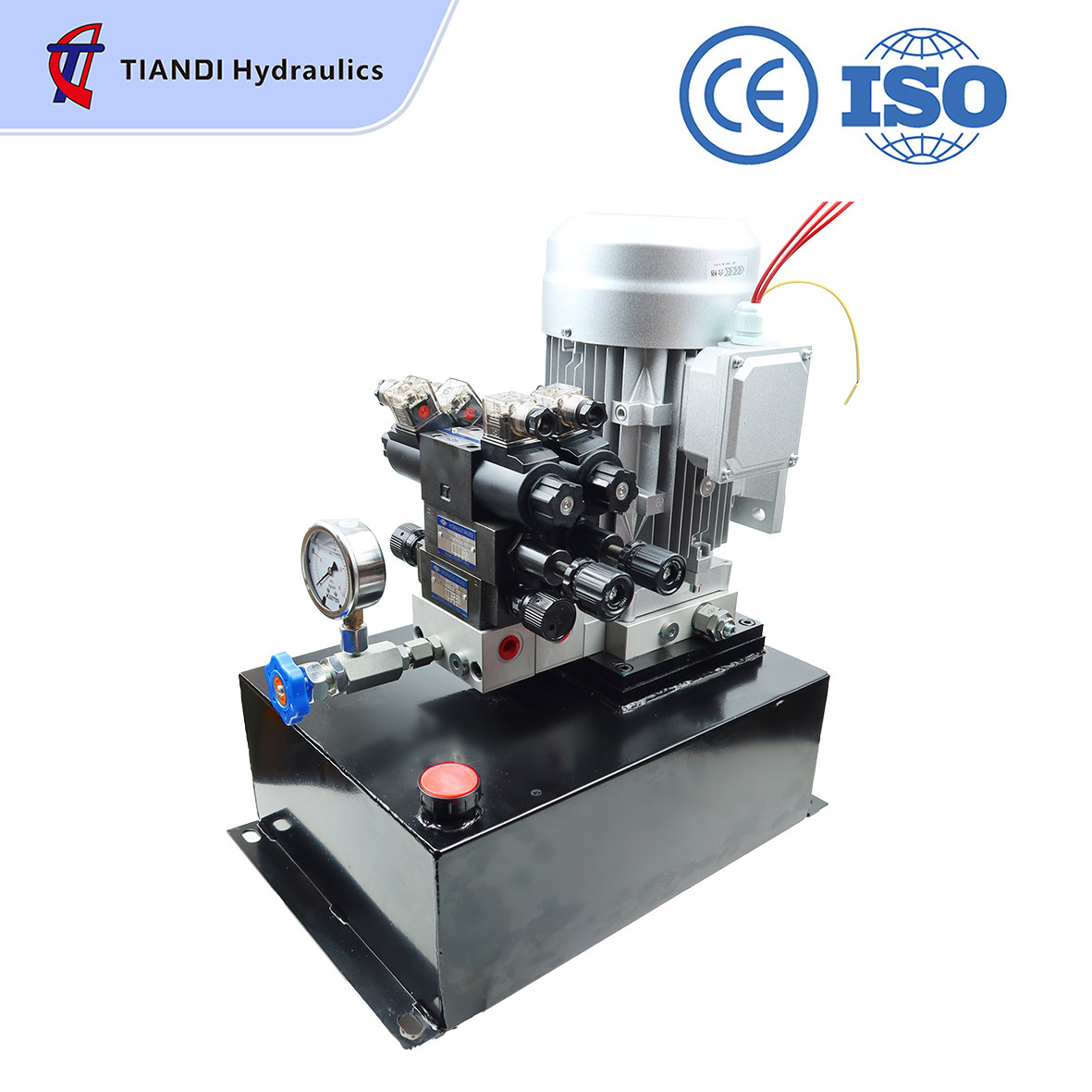 AC 380V 2.2Kw Hydraulic Pack Unit Double Acting With 20L  Tank For Lifting Platform Hydraulic Presses