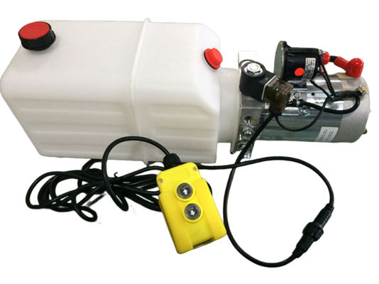 Unit Daya Hidrolik Mini 12V DC Bertindak Ganda Dengan Drain Plug