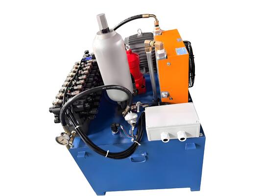 Hydraulic Power Unit-6L Steel Tank 2.5cc/R Hydraulic Gear Pump Dengan Motor AC 380V 750W 1450RPM-2